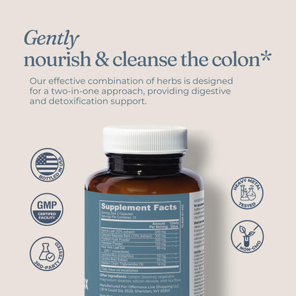 Offernova Complete Colon Detox 15 Days 30 Capsules, All Natural Colon Cleanser for Bloating and Constipation Relief