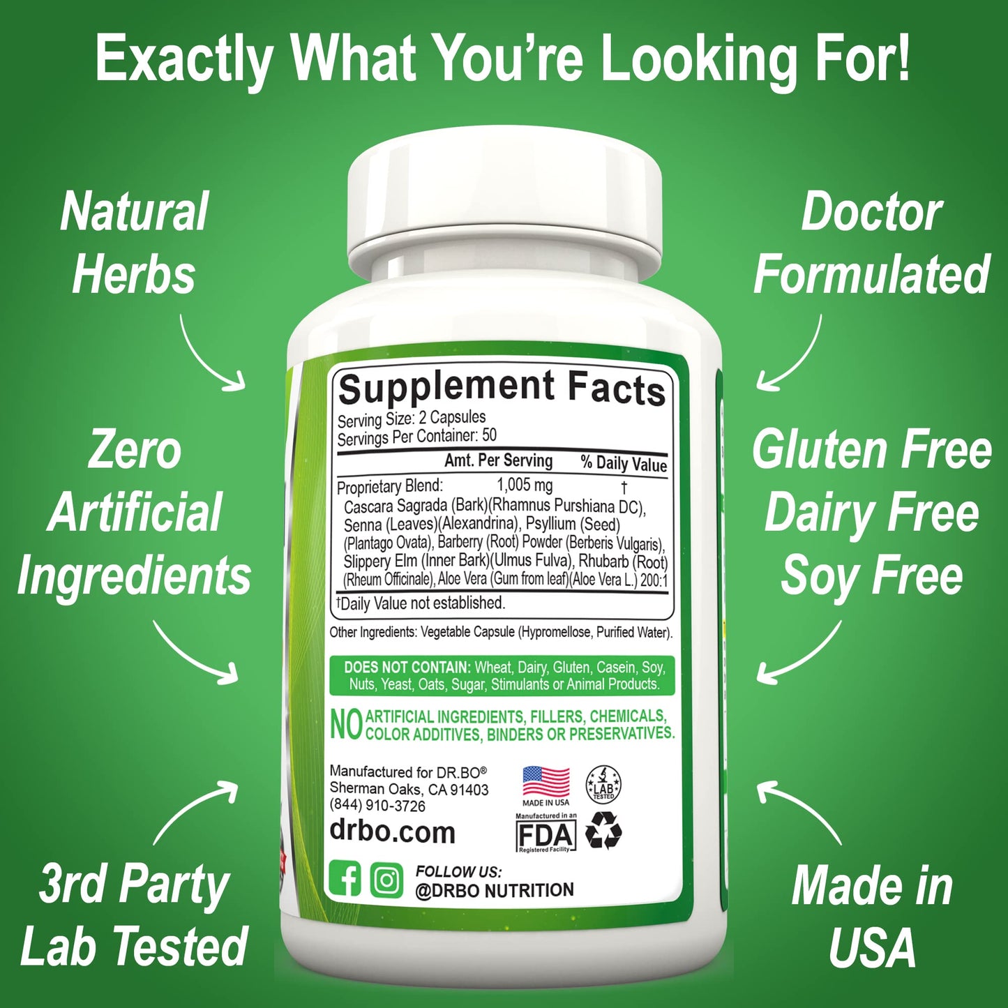 Colon Cleanse Detox Formula - Natural Bowel Cleanser Pills for Intestinal Bloating & Fast Digestive Cleansing - Daily Constipation Relief Supplement Gut