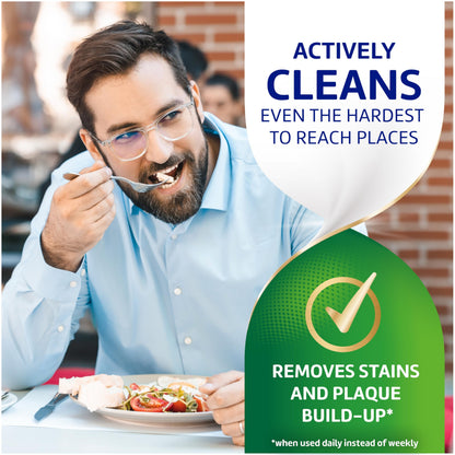 Polident 3 Minute Antibacterial Dental Appliance Cleanser Tablets, Retainer Cleaner Tablets, 90 Count (2 Pack)