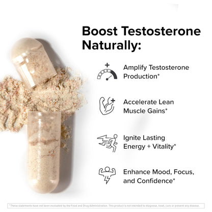 InnoSupps T-Drive Testosterone Booster Enhance Performance Amplify Muscle Growth, Increase Libido & Energy Levels w/KSM-66 Ashwagandha, Magnesium, Vitamin D, Niacin Boron, Fenugreek, 90 Caps, 30 Days InnoSuppsBuy Supplements Australia