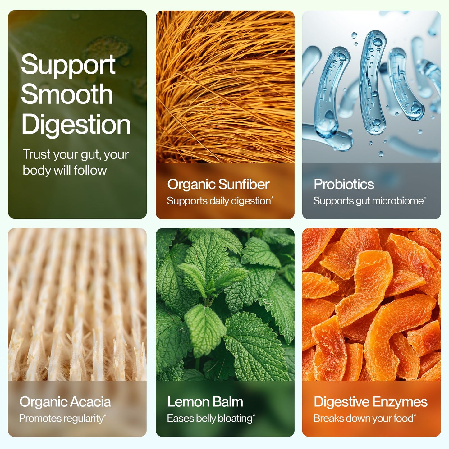 Feel Goods Digestion+, Gut Health, Organic Fiber & Probiotic Drink Mix, Digestive Enzymes for Bloating Relief, Gut Cleanse