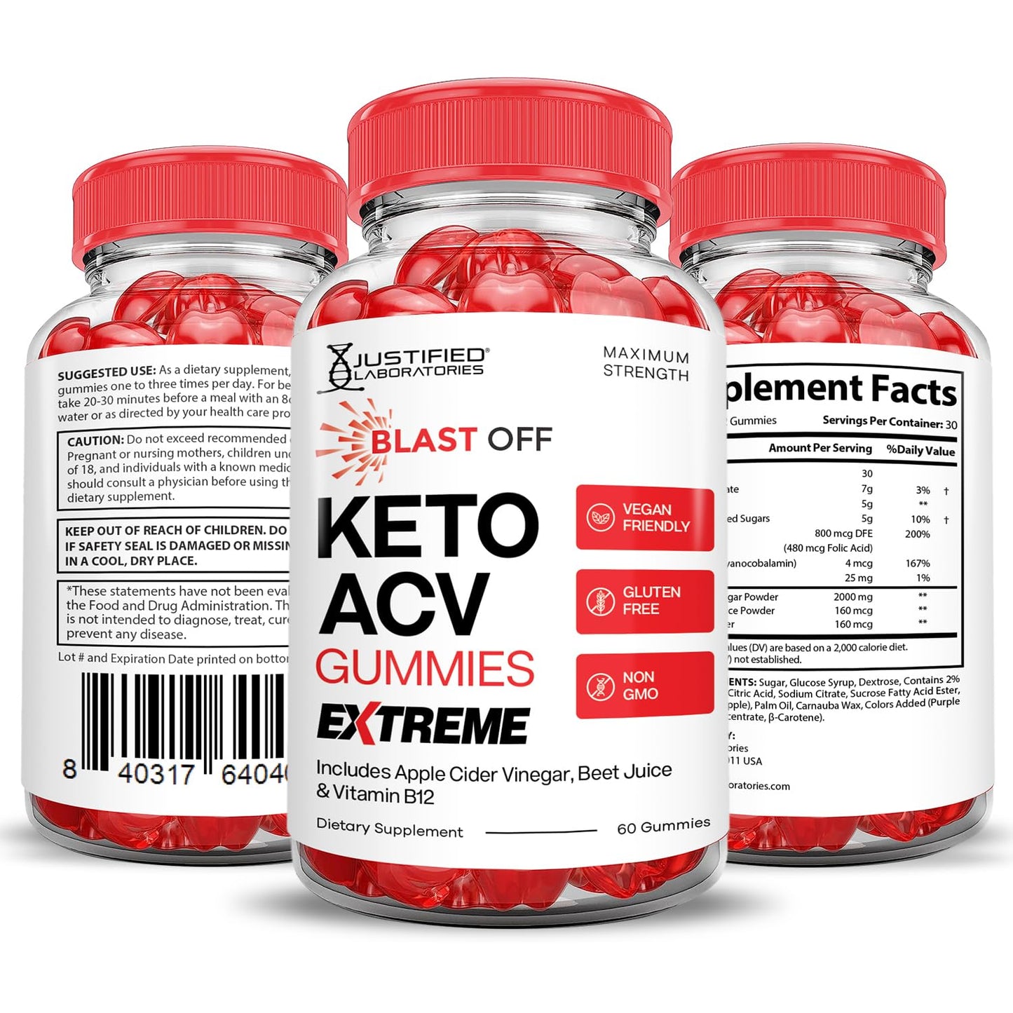 Blast Off Keto ACV Gummies Extreme 2000MG Blast Keto Gummies Apple Cider Vinegar Formulated with Pomegranate Beet Juice Powder B12 Vegan Non GMO 60 Gummys