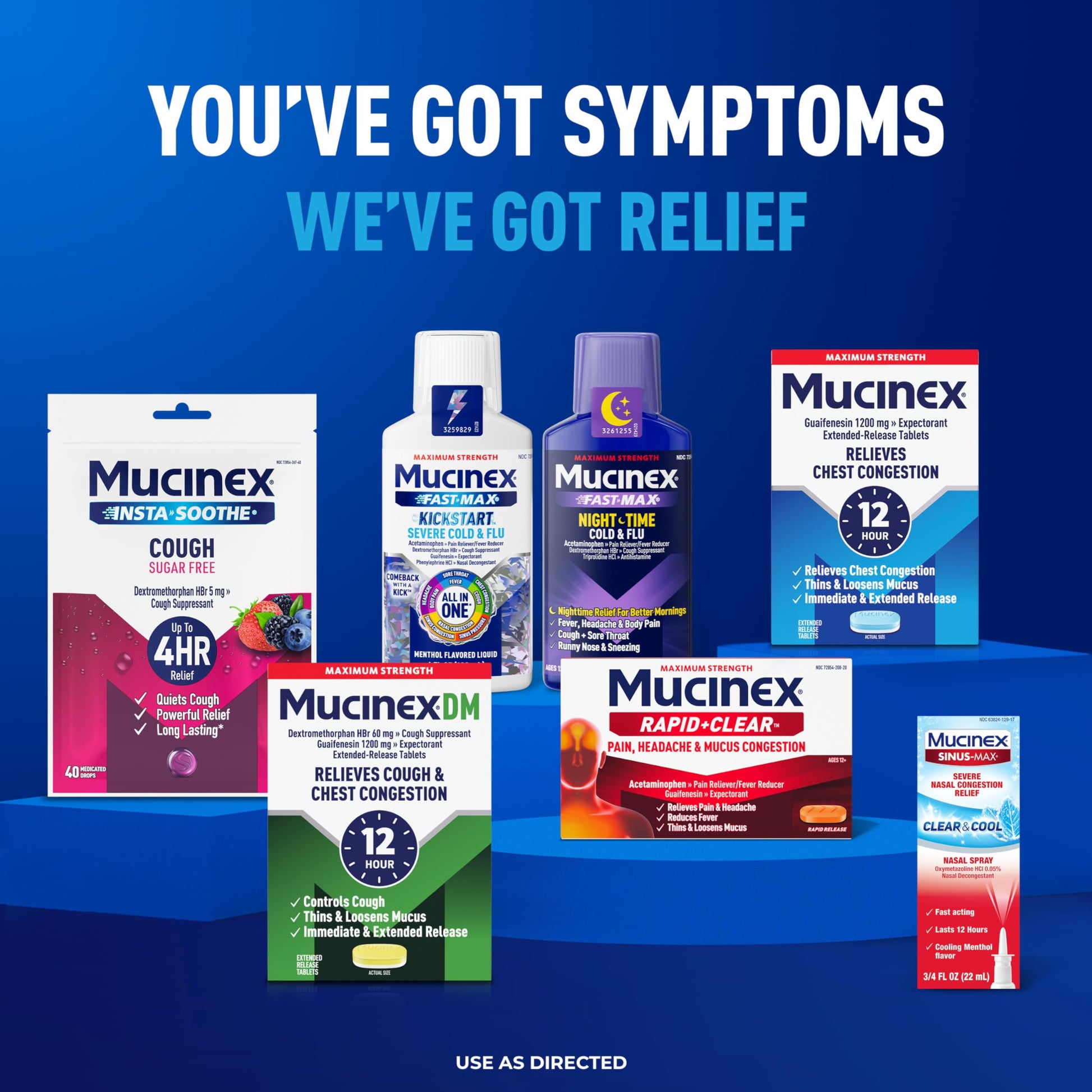 Mucinex Fast-Max Cold and Flu & Nightshift Medicine for Adults, Over-The-Counter Medication Combo Pack for Sore Throat Relief, Decongestant, Cough & Cold Medicine (2 x 6 Fl Oz) Mucinex buy supplements Au