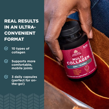 Ancient Nutrition Collagen Pills for Joint Support, Multi Collagen Capsules 45 Ct, Joint + Mobility, Supports Joints, Skin & Nails, Exercise Recovery, Paleo and Keto Friendly, Gluten Free Ancient Nutrition buy supplements Au