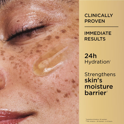 Clarins DOUBLE SERUM | Anti Aging Face Serum | Visibly Firms, Smoothes, Boosts Radiance, and Refines Pores | 24H Hydration | All Skin Types, 1 Fl Oz