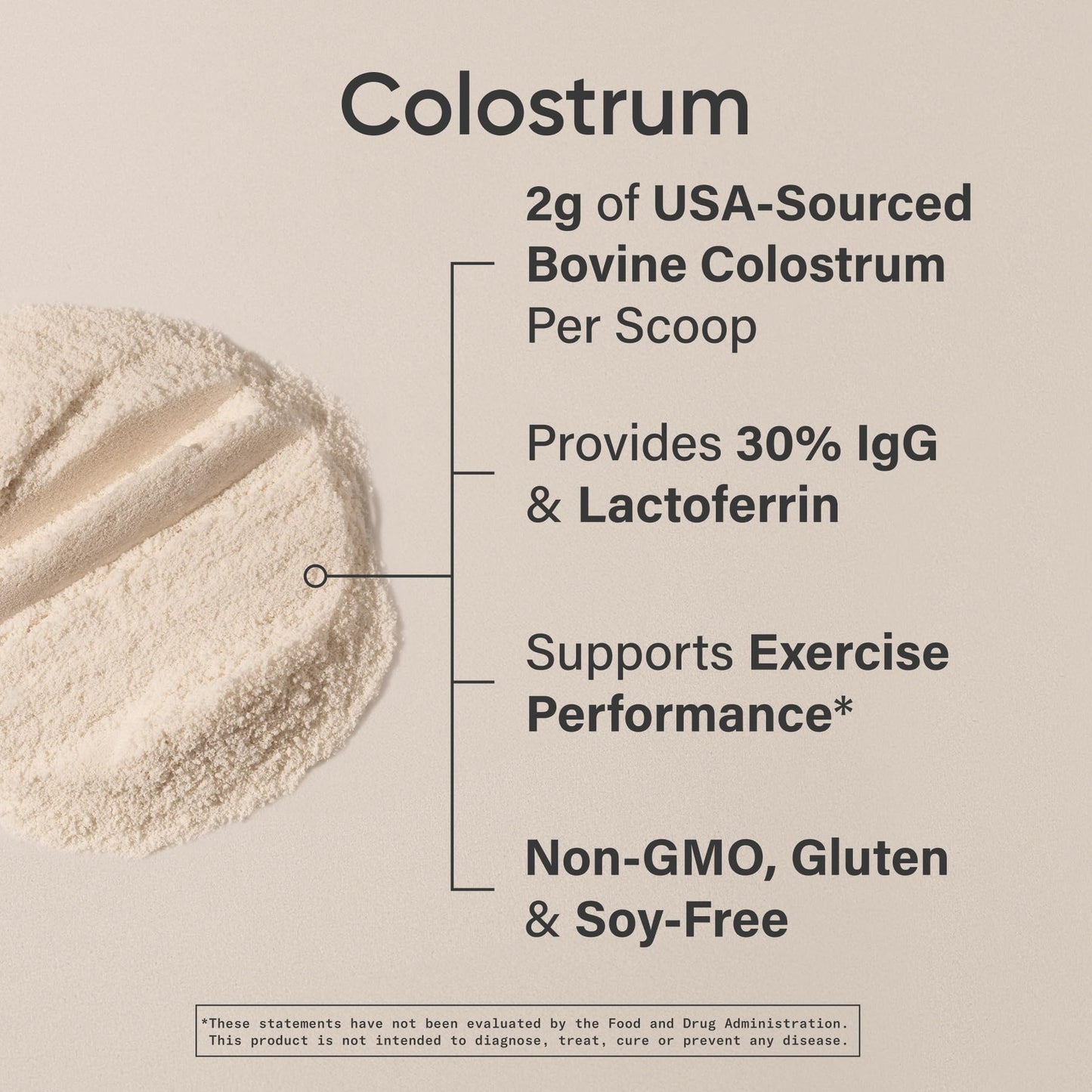 Sports Research® Bovine Colostrum Powder – Easy to Mix, Single Ingredient Superfood – Immunity Support & Gut Health w/IgG Antibodies - U.S. Sourced