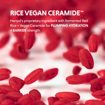 HANYUL Red Rice Hydrating Serum with Vegan Ceramide | Korean Skincare for Deep Hydration, Radiant Skin Glow, Firming & Barrier