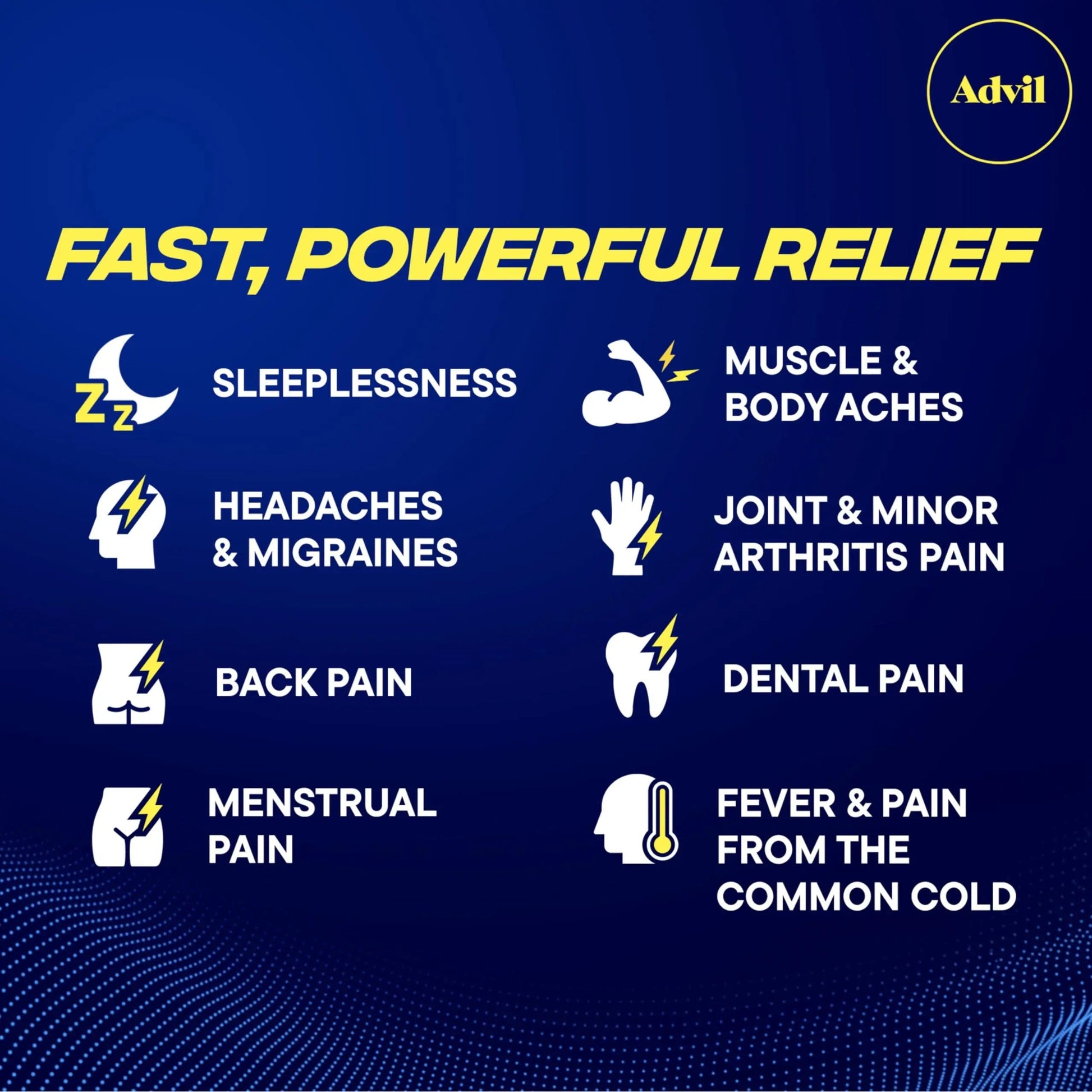Advil PM Liqui-Gels Pain Reliever and Nighttime Sleep Aid, Pain Medicine with Ibuprofen for Pain Relief and Diphenhydramine HCL for a Sleep Aid - 40 Liquid Filled Capsules - Back to College AdvilBuy Supplements Australia