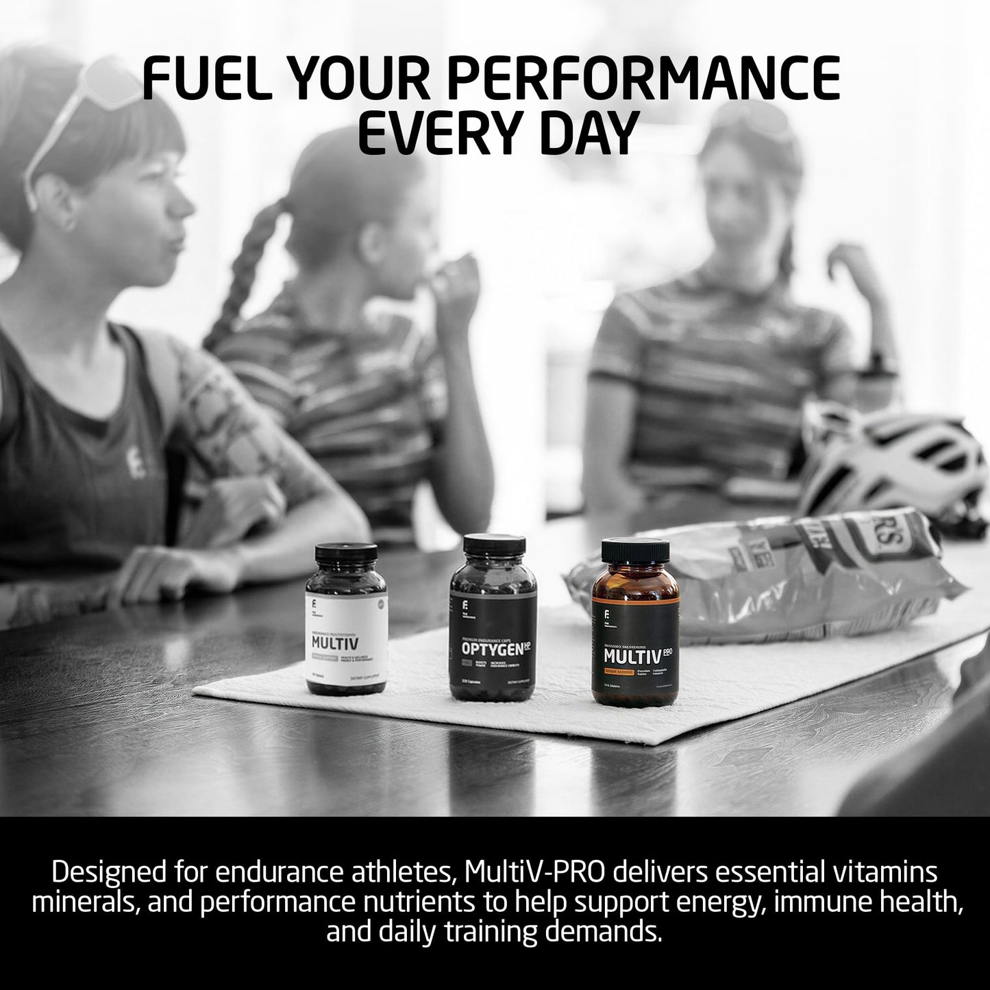 FIRST ENDURANCE MULTIV-PRO - Professional Grade Daily Multivitamin for Men and Women, Immune Support Vitamin Supplement for Energy, Sleep, Digestive Health,