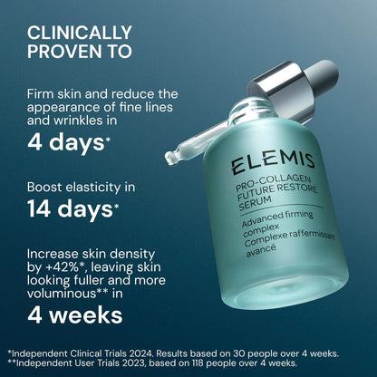 ELEMIS Pro-Collagen Future Restore Serum 30ml, Advanced Anti-Aging Serum To Firm, Restore & Smooth Skin