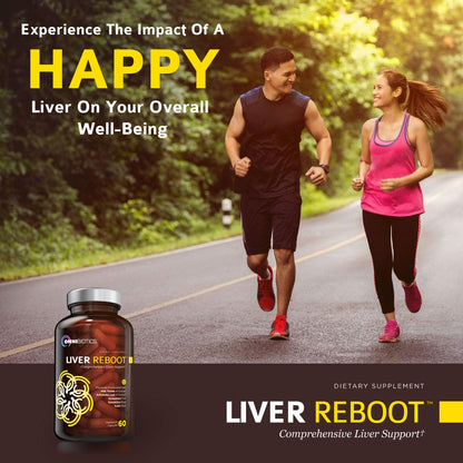 OmniBiotics Liver Cleanse Detox & Repair Supplement – Milk Thistle, Dandelion Root, Alpha Lipoic Acid, Artichoke Extract,