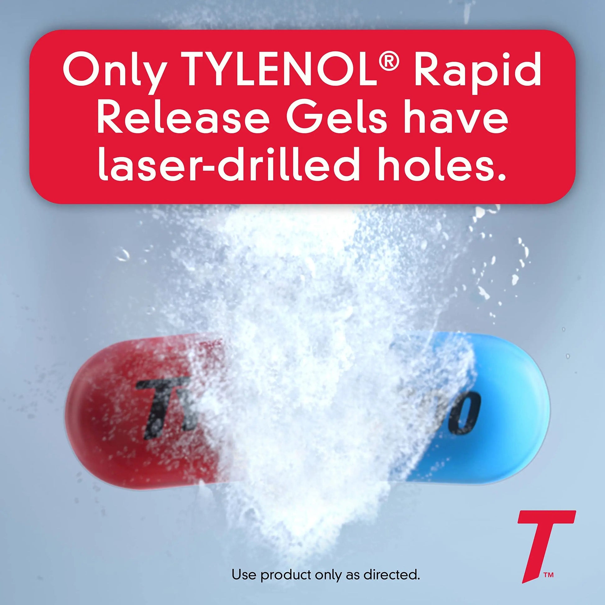 Tylenol Extra Strength Acetaminophen Rapid Release Gels, Fast, Strong Pain Relief, Fever Reducer, 500 mg Gelcaps with Laser‑Drilled Holes for Fast Release, OTC Medicine, 100 Count TylenolBuy Supplements Australia