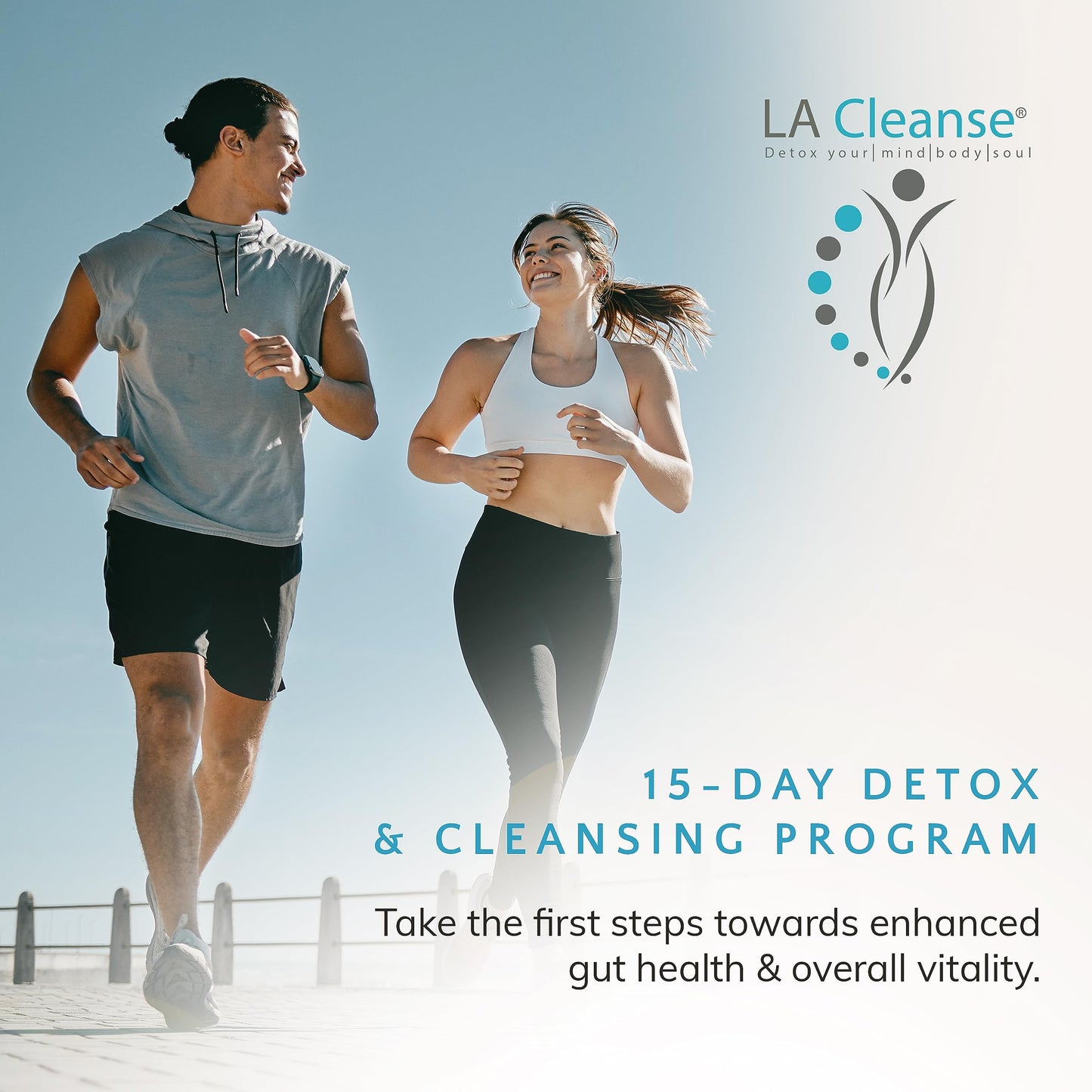 15 Day Cleanse and Detox - Rapid Flush 15 Day Gut Cleanse for Detox, Colon Cleanse, Gut Support - Enhance Digestion with Cascara Sagrada,