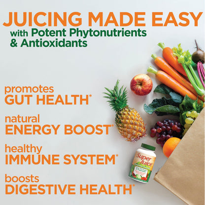 Super Juice Wholefood Supplement, Vegetable and Fruit Supplement, Phyto-Nutrient Formula, Potent Antioxidants
