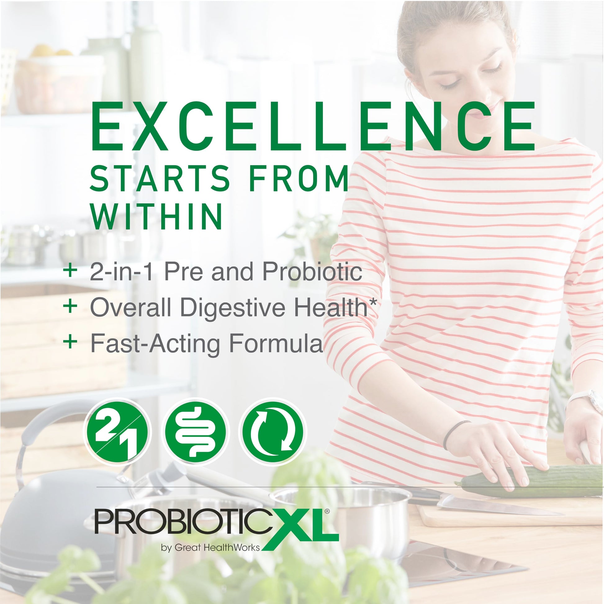 OmegaXL Powerful Joint and Muscle Support Supplement (60 Count) & Probiotic XL - PreforPro, DE111, Shelf Stable - Promote Healthy Gut Flora Growth (30 Veggie caps) OmegaXLBuy Supplements Australia