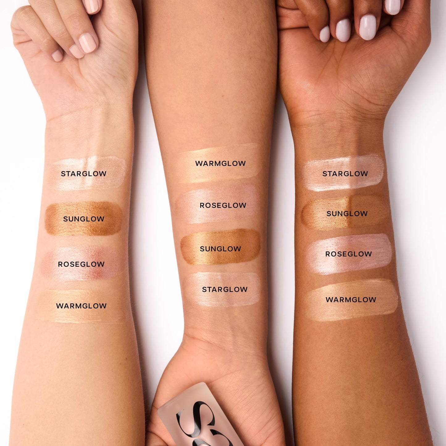 Saie Mini Glowy Super Gel Lightweight llluminator & Makeup Primer - Sunglow (0.5 oz) + Dew Blush - Lightweight Liquid Blush with a Blendable + Buildable Cream Finish - Cutie (.40 oz) SaieBuy Supplements Australia