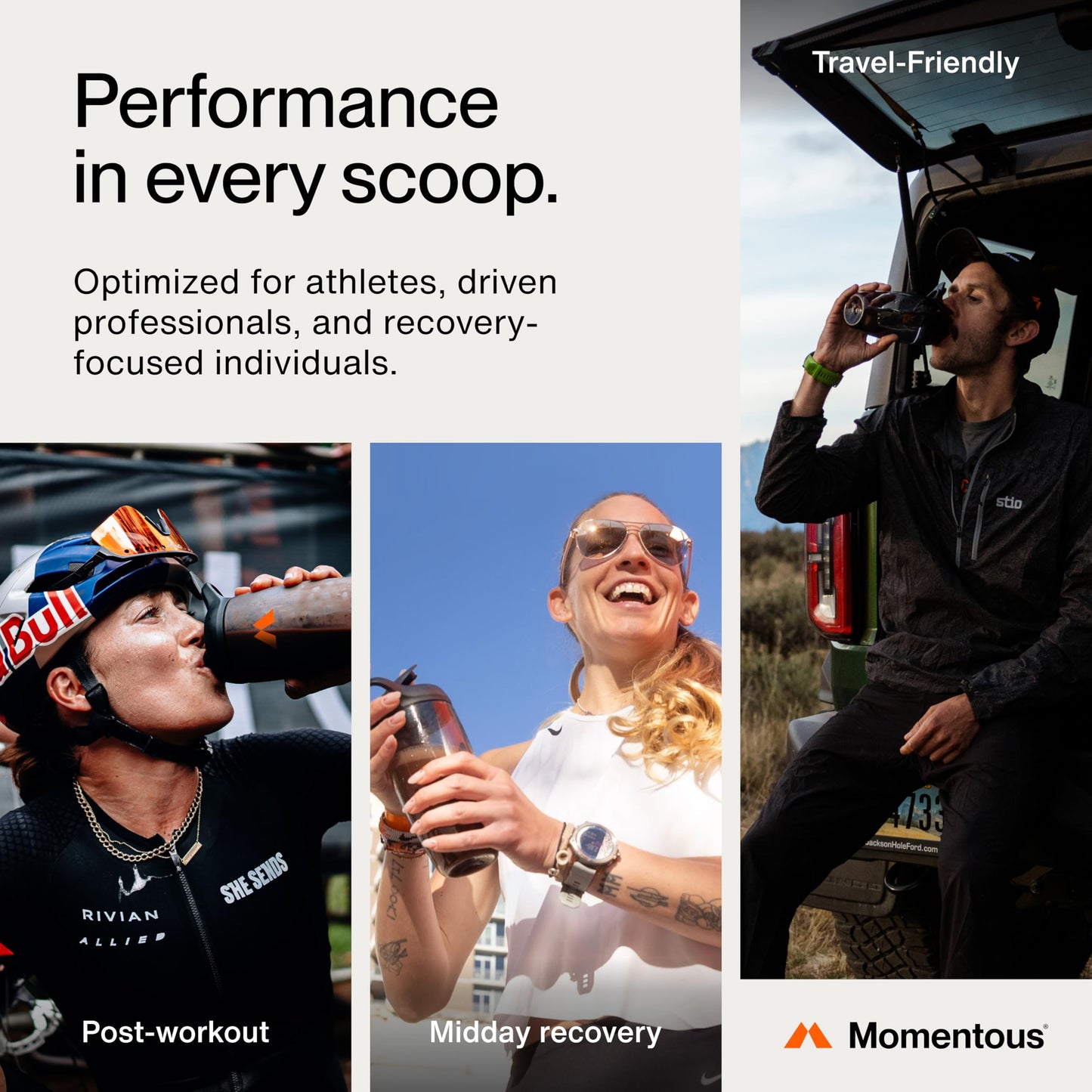 Momentous Essential Grass-Fed Whey Protein Powder - 20 g Whey Isolate Protein - NSF Certified for Sport - Gluten-Free - 12 Servings for Essential Everyday Use
