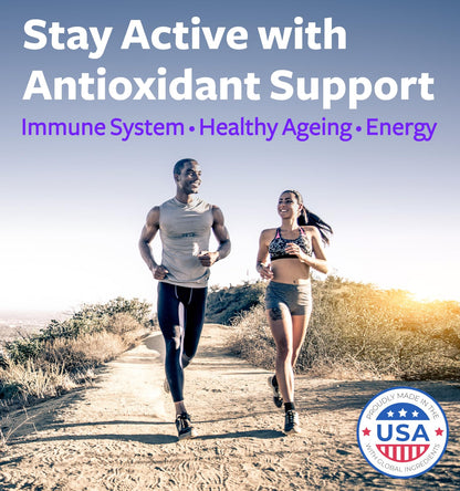 Super Antioxidants Supplement for Women & Men - High Potency Herbal & Fruit Blend with Acai, Goji, Pomegranate, Elderberry & Resveratrol for Skin Care & Immune Support