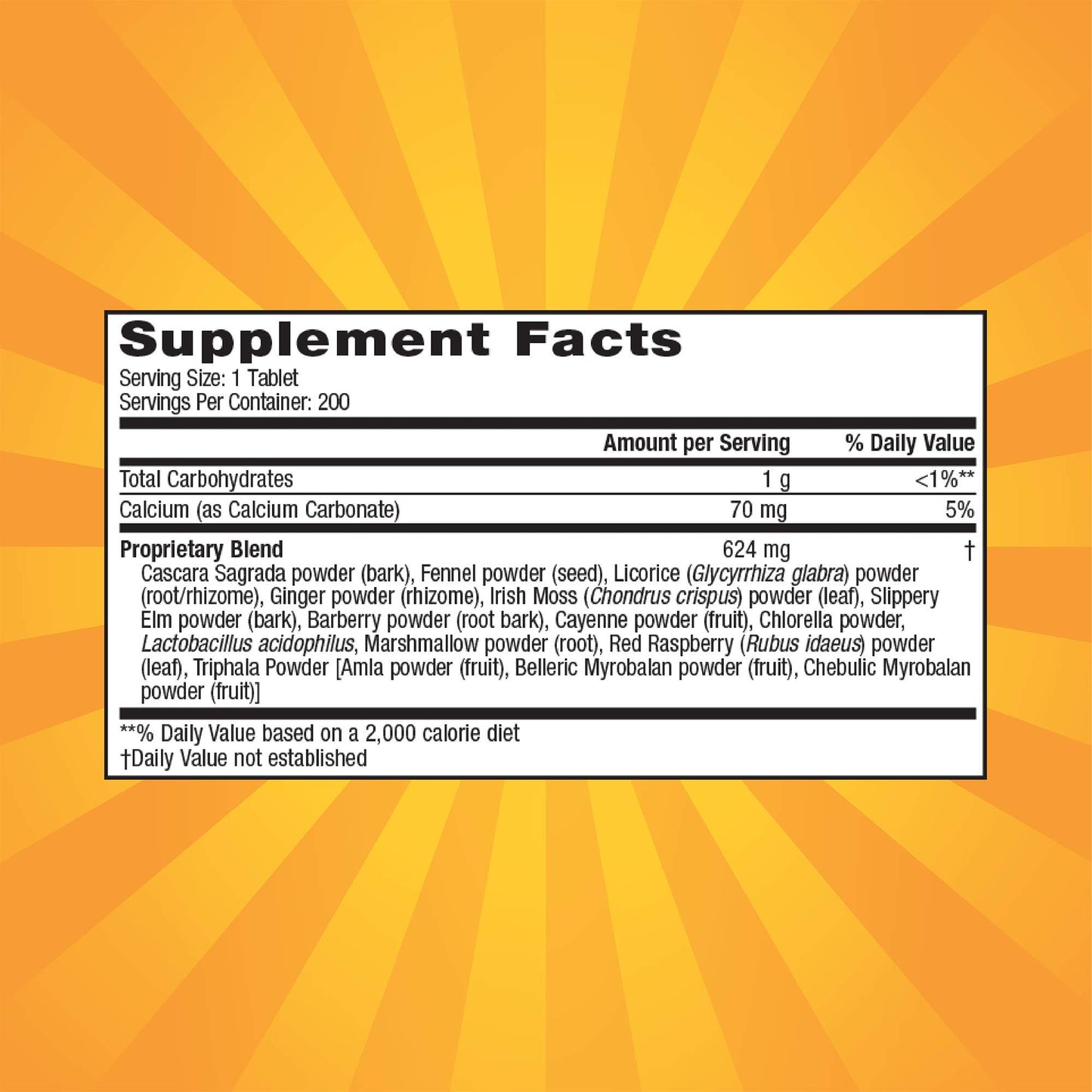 Nature's Secret Super Cleanse Extra Strength Toxin Detox & Gentle Elimination Body Cleanse, Digestive & Colon Health Support - Stimulating Blend of 14 Herbs