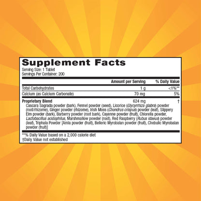 Nature's Secret Super Cleanse Extra Strength Toxin Detox & Gentle Elimination Body Cleanse, Digestive & Colon Health Support - Stimulating Blend of 14 Herbs