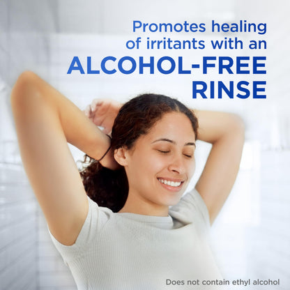 Colgate Peroxyl Alcohol Free Mouthwash with 1.5% Hydrogen Peroxide, Mouth Sore Rinse for Canker Sores, Oral Irritations,