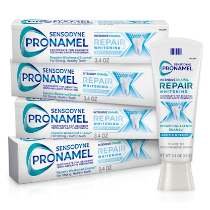 Sensodyne Pronamel Intensive Enamel Repair Toothpaste for Sensitive Teeth and Cavity Protection, Whitening Toothpaste to Strengthen Enamel,