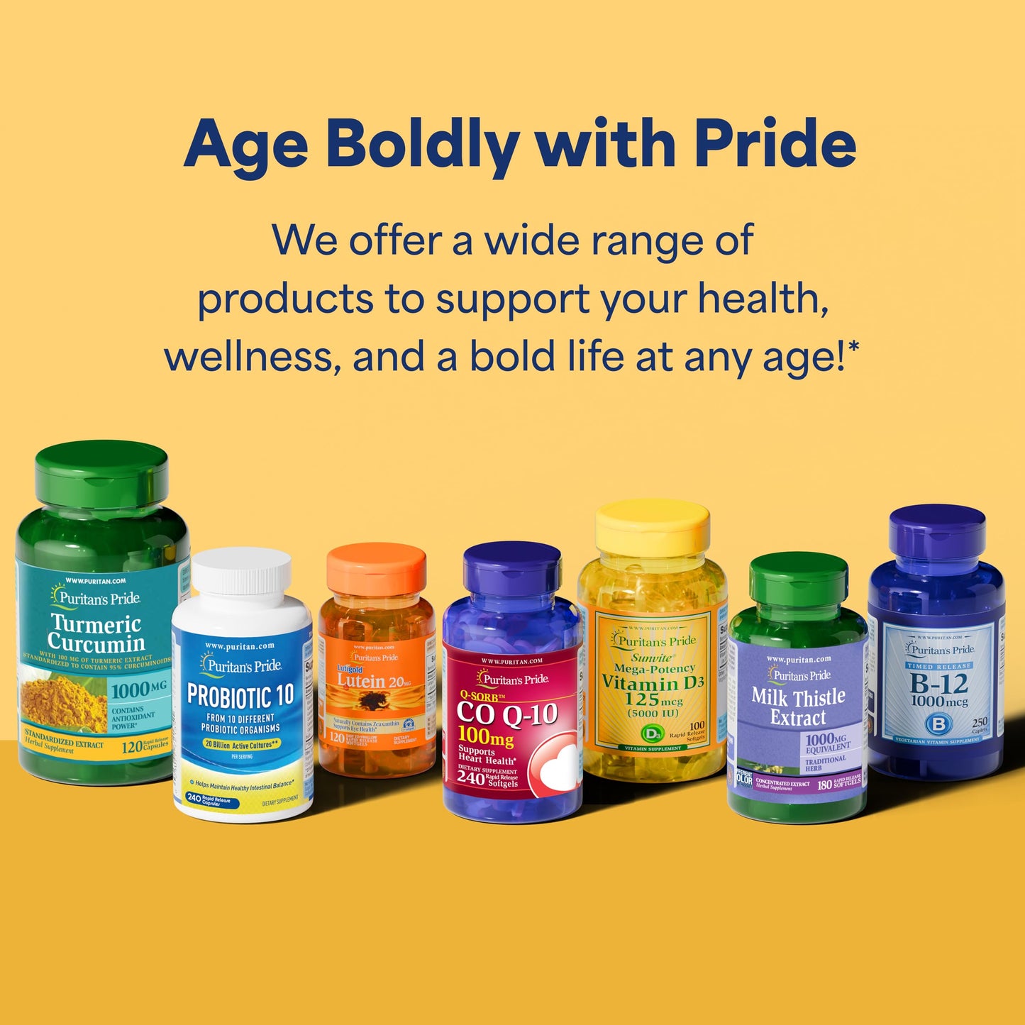 Puritan's Pride Coenzyme CoQ10 100mg, Dietary Supplement for Heart Health, Blood Pressure, Oral Gum Health, and Healthy Aging Support