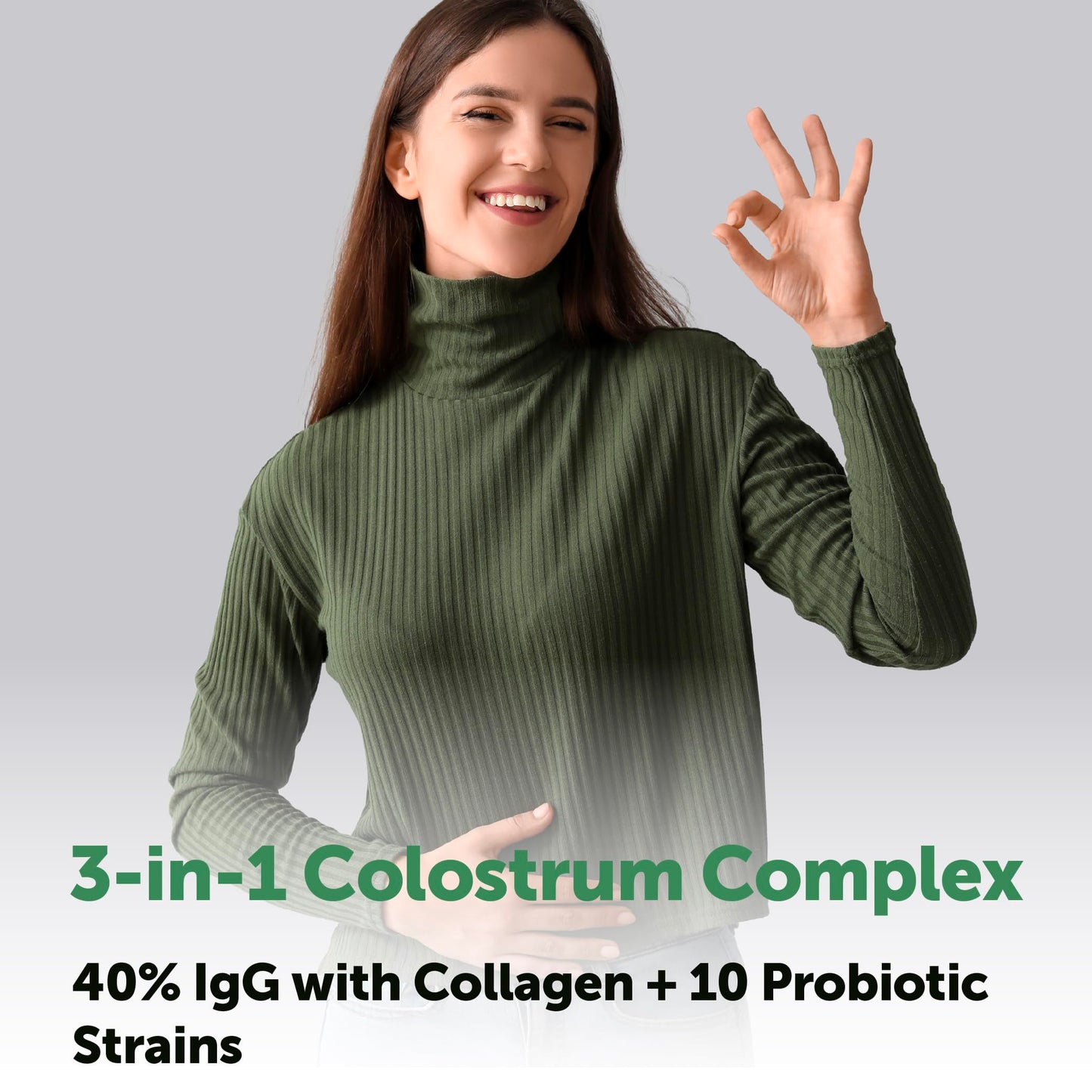 Micro Ingredients Bovine Colostrum 1,000 mg Per Serving, 240 Capsules | 40% IgG with Collagen & Probiotics | Colostrum Supplement