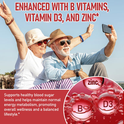 300 Softgels Blood Sugar Complex Supplement | 20+ Active Herbs-Berberine, Cinnamon, Bitter Melon, Mulberry Leaf, Fenugreek, Vitamins for Energy Level