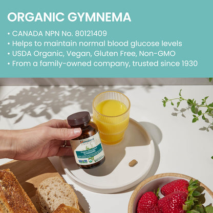 Himalaya USDA Organic Gymnema Sylvestre Extract 700mg,Gymnema Sylvestre Supplements,Herbal Glucose Metabolism Support,Gymnema Sylvestre Capsules,Non-GMO, Vegan