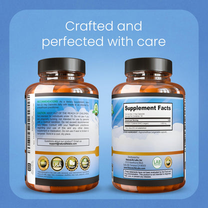 NaturaLife Labs N-Acetyl-L-Cysteine (NAC) 1600 mg – 100 Capsules, Non-GMO & Gluten-Free (2 Pack) (2)