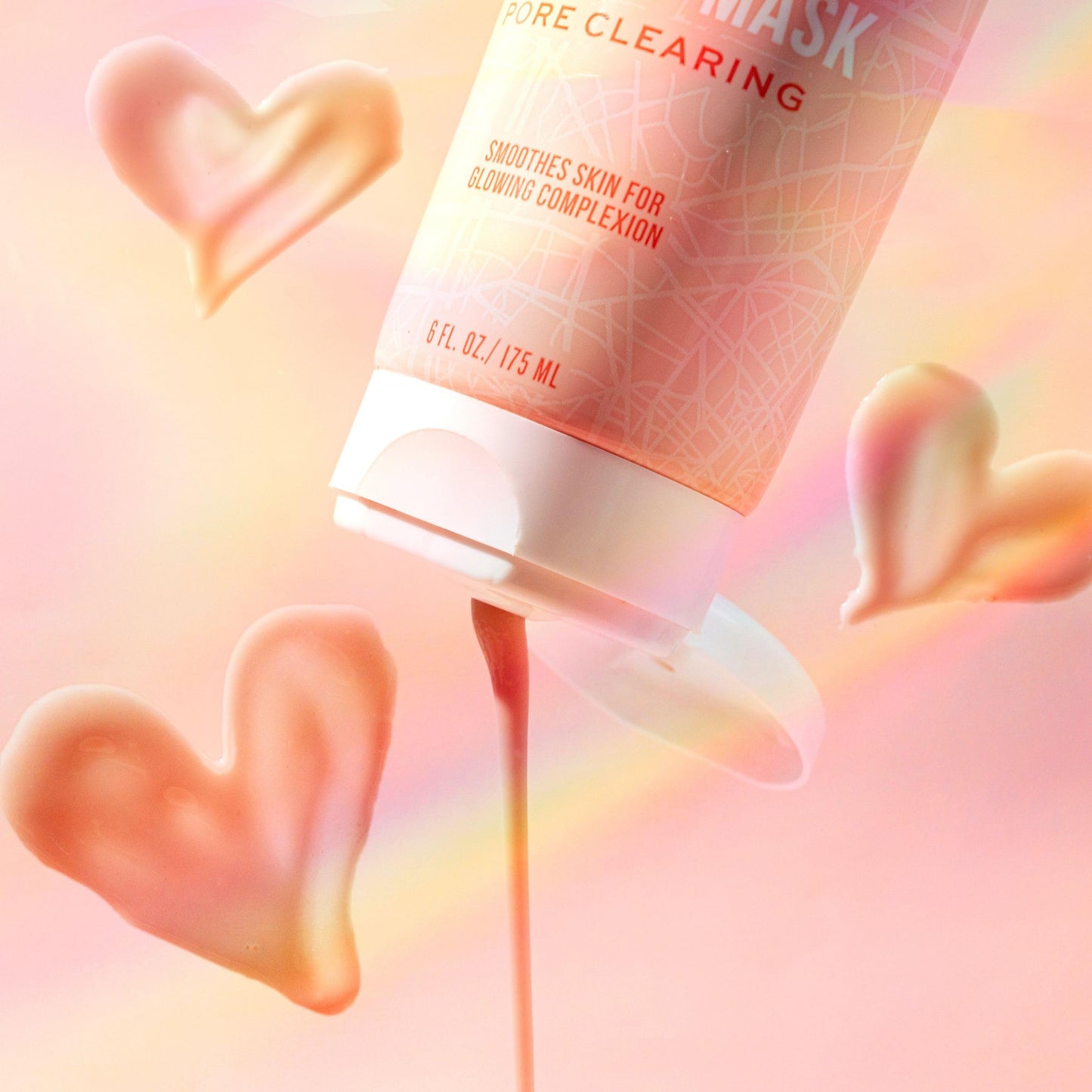 Freeman Exotic Blends French Pink Clay Peel-Off Face Mask, Pore Clearing Facial Mask, Detoxifies & Removes Impurities, Clean Skincare, For Normal & Combination Skin,