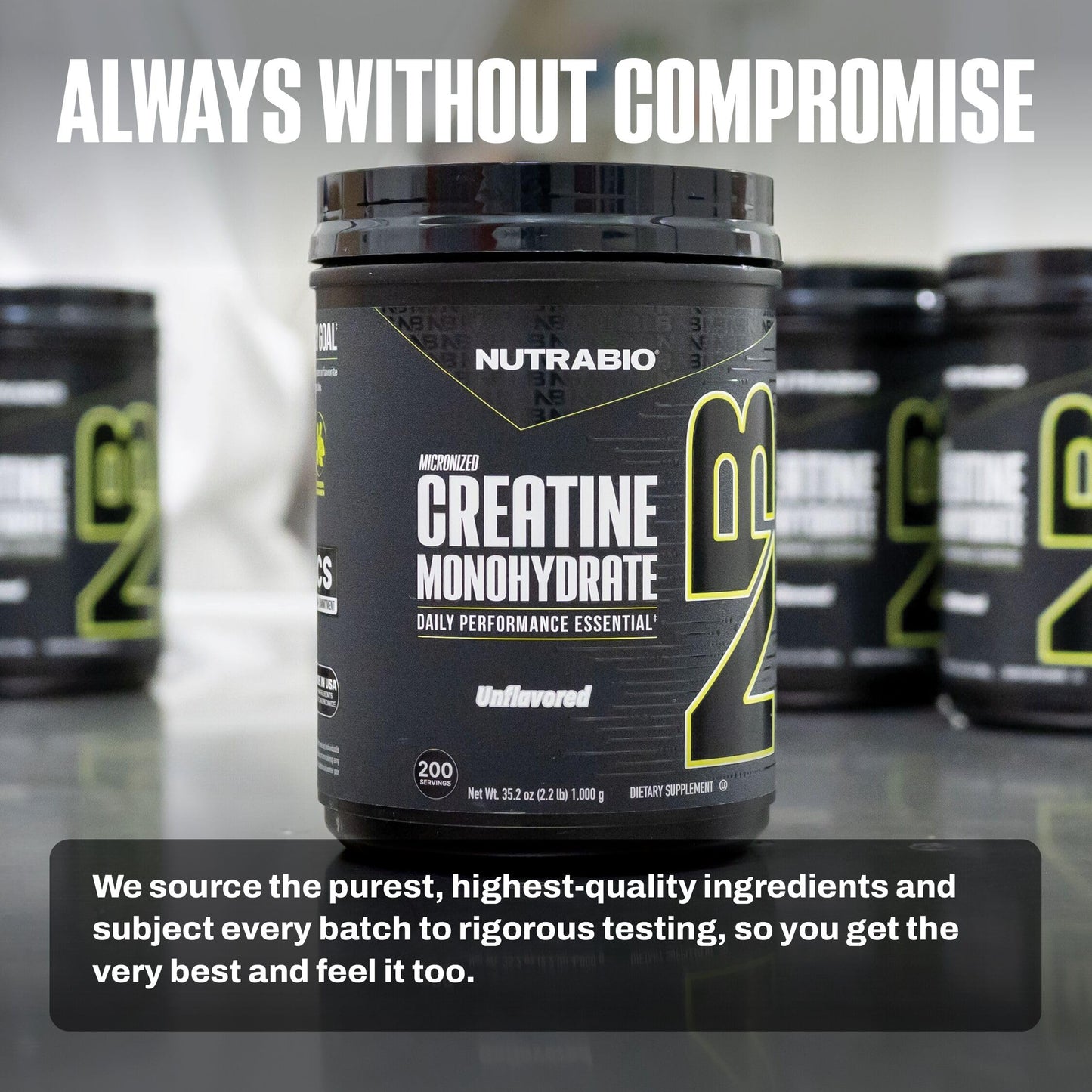 NutraBio Pure Micronized Creatine Monohydrate Powder Supplement, Unflavored, (1000 g) - Supports Bulk Muscle Energy, Recovery, and Strength - HPLC Tested Creatine Powder