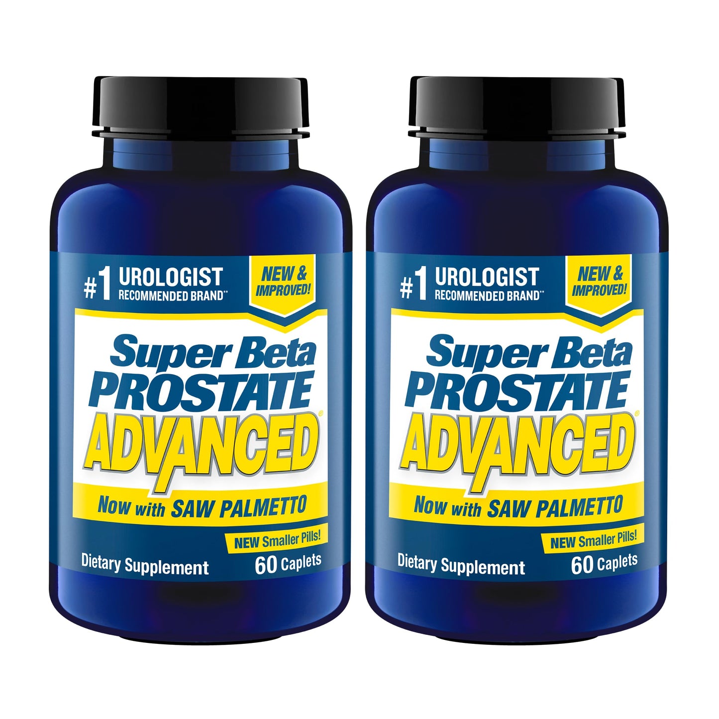 SUPER BETA PROSTATE Advanced with Saw Palmetto - Prostate Health Supplements for Men, Bladder & Urinary Support with Beta-sitosterol, Reishi, Saw Palmetto, Vitamin D