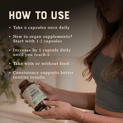 Heart & Soil 100% Grass Fed & Finished Joint Support Supplement from Regenerative Cattle with Trachea, Scapula & Bone Marrow – Supports Joint Strength & Mobility – 3000mg – Glass Bottle – 180 Capsules HEART & SOILBuy Supplements Australia