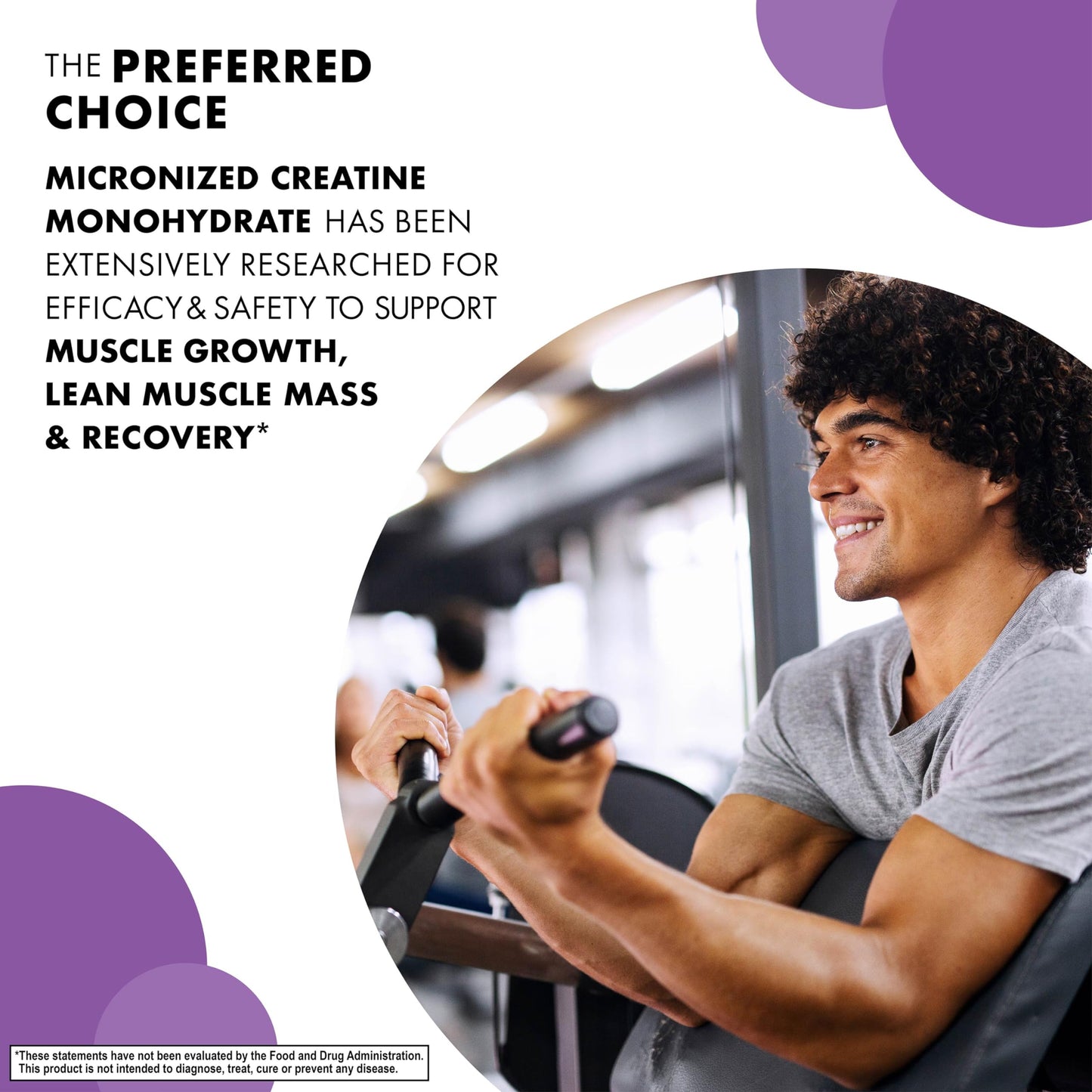 BlueBonnet Nutrition Micronized Creatine Monohydrate 5 g – Supports Lean Muscle Mass* - Non-GMO, Vegan, Kosher Certified, Gluten-Free, Soy-Free, Milk-Free