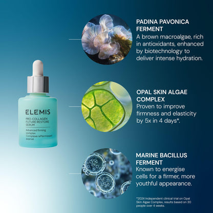ELEMIS Pro-Collagen Future Restore Serum 30ml, Advanced Anti-Aging Serum To Firm, Restore & Smooth Skin