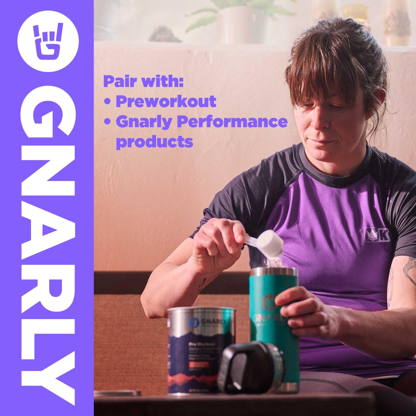 Gnarly Nutrition Creatine Powder – Creapure, Vegan Creatine Supplement – NSF Sport Certified, Optimized Recovery – Sports Nutrition