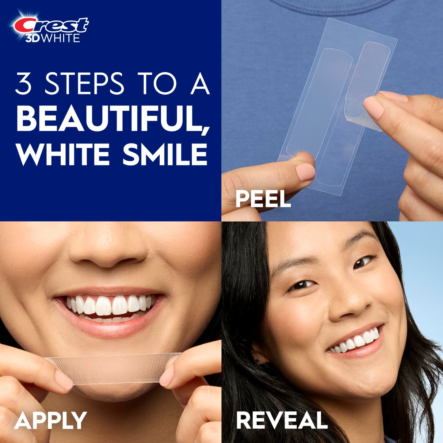 Crest 3D Whitestrips Vivid Plus, Teeth Whitening Strip Kit, 10 Treatments + 2 Bonus Treatments (Each with 1 Upper/1 Lower Strip), 24 Strips