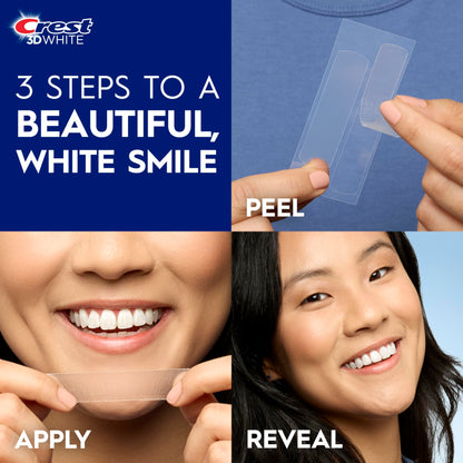 Crest 3D Whitestrips Vivid Plus, Teeth Whitening Strip Kit, 10 Treatments + 2 Bonus Treatments (Each with 1 Upper/1 Lower Strip), 24 Strips
