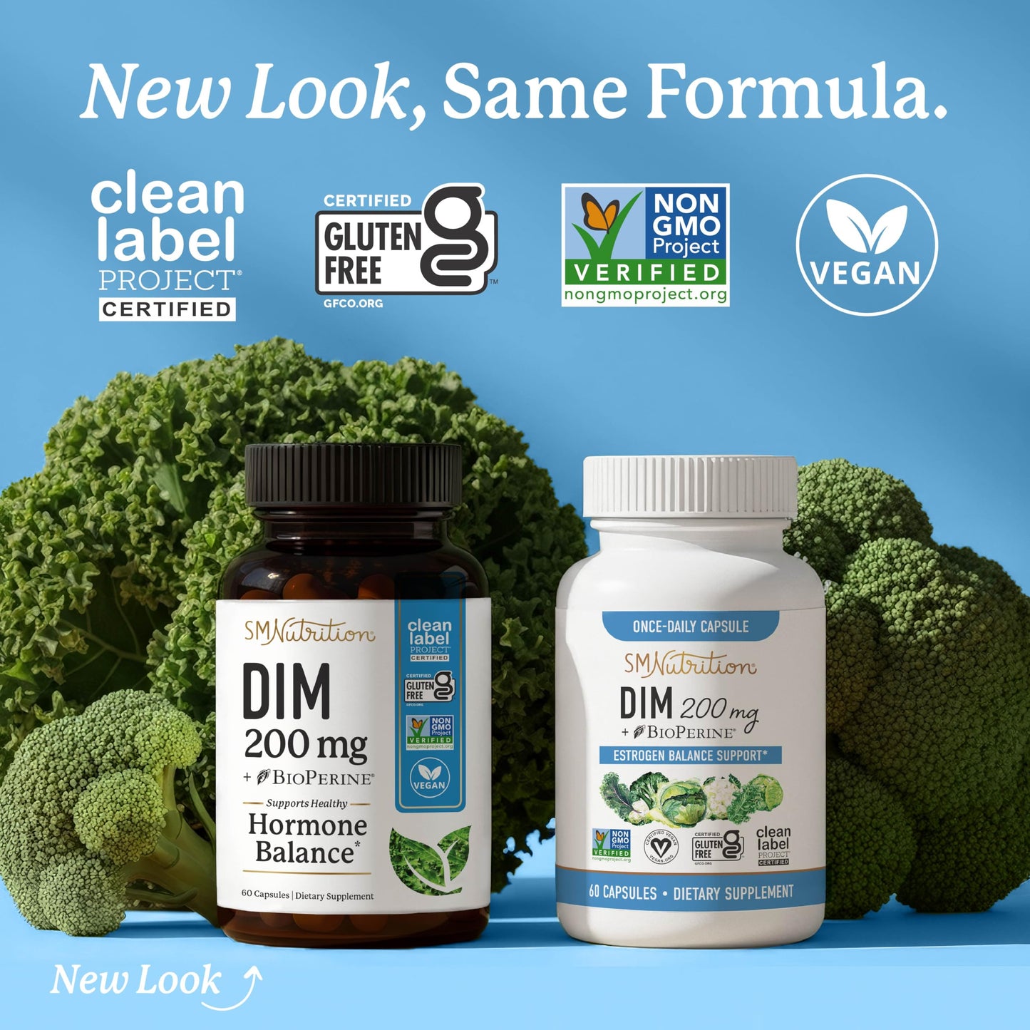 DIM Supplement 200 mg (120 Ct) | Estrogen Balance for Women & Men | Hormone Balance, Hormonal Acne Supplements, Menopause, Antioxidant & PMS Support