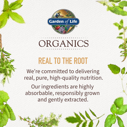 Garden of Life Organics Whole Food Multivitamin for Men, 120 Tablets, Vegan Mens Vitamins and Minerals for Health and Well-Being, Certified Organic Vegan Multi Garden of LifeBuy Supplements Australia