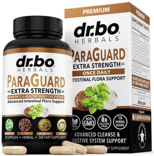 ParaGuard Cleanse Detox Pills - Extra Strength Intestinal Guard Formula Supplement, Black Walnut Wormwood Clove & Oregano - Adults Natural Herbal