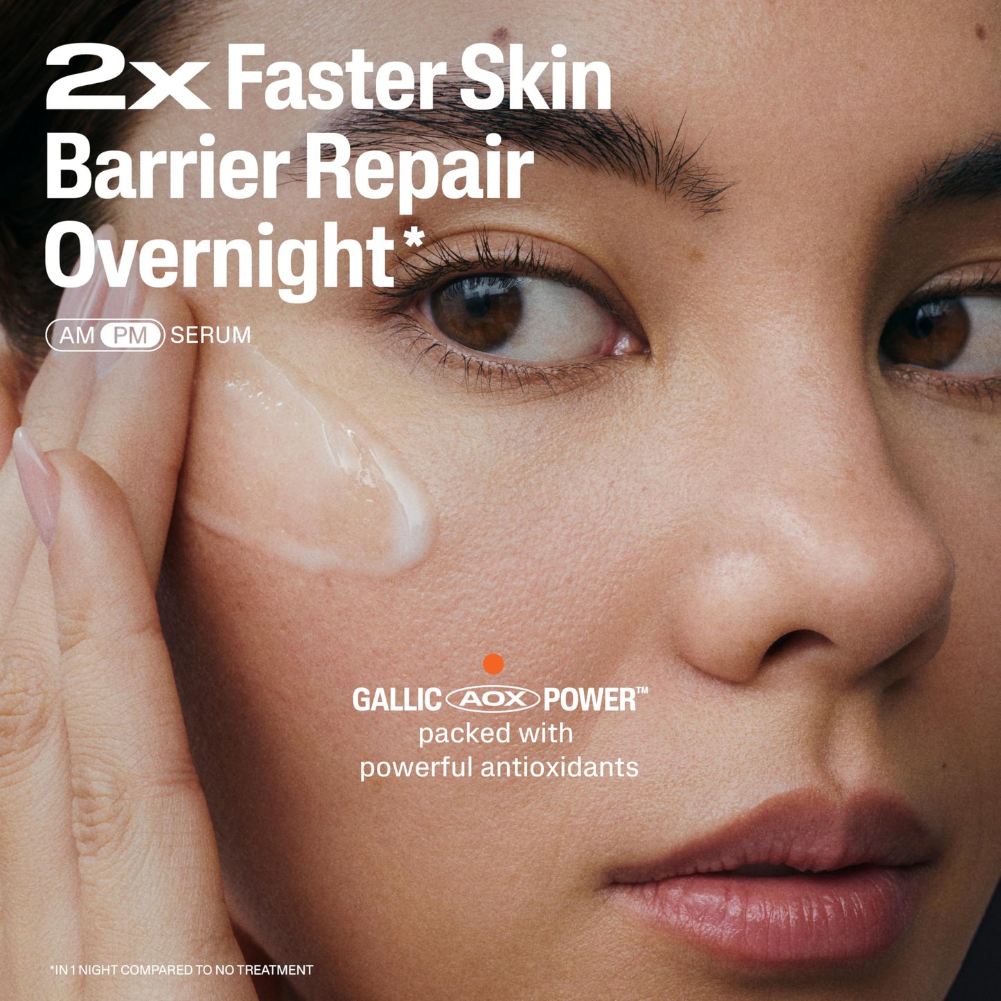 CETAPHIL Repair & Renew Night Serum for Stressed Sensitive Skin with Gallic Acid & Vitamin E, PM Face Serum, Repairs Skin Barrier Overnight
