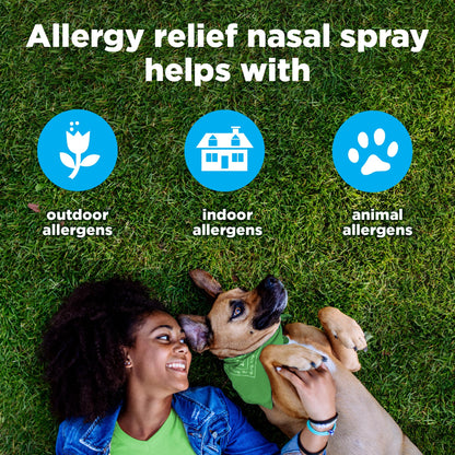Amazon Basic Care 24-Hour Allergy Relief Nasal Spray, Fluticasone Propionate (Glucocorticoid), 50 mcg, Full Prescription Strength, Non-Drowsy, 0.62 Fl Oz Amazon Basic Care buy supplements Au