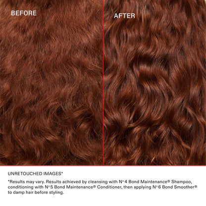 Olaplex Nº. 6 Bond Smoother: Leave-In Styling Treatment | Smooths, Conditions, & Strengthens | Frizz Control for Up to 72 Hours | For Coily, Curly,