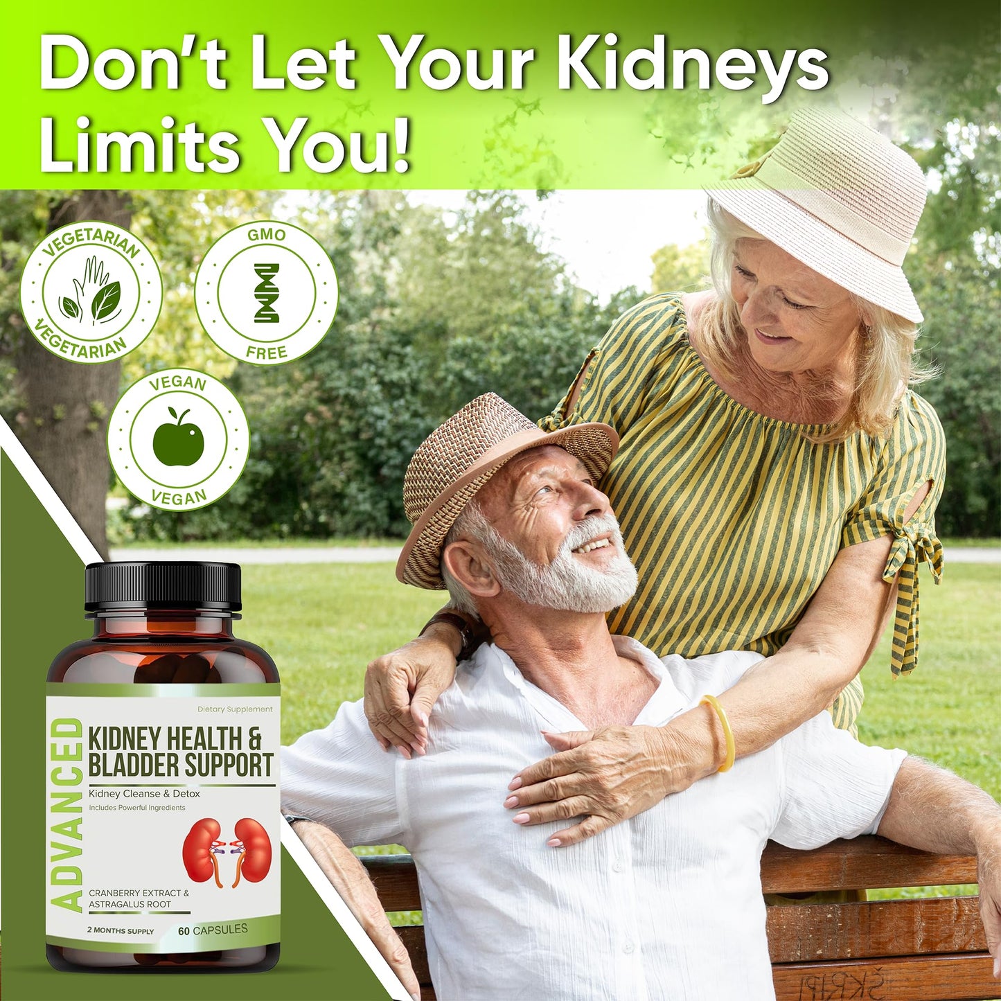 NutraPro Kidney Cleanse Detox & Repair and Bladder Support- Kidney Support Supplement for Kidney Restore with Chanca Piedra,Cranberry, Juniper Berries