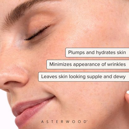 Asterwood Hyaluronic Acid Serum for Face - Plumping, Anti-Aging, Hydrating - Fragrance-Free - 1 Fl Oz