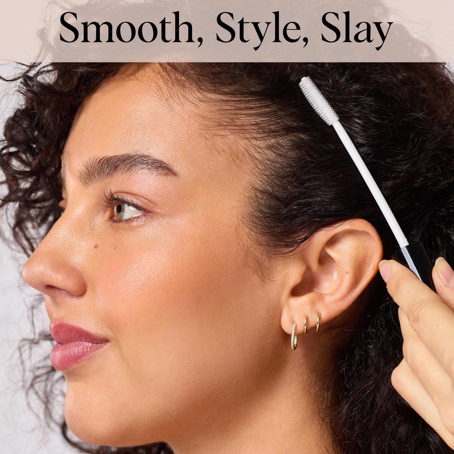Kitsch Hair Taming Wand - Fly Away Stick For Hair with Biotin, Aloe & Vitamin E | Clear Hair Mascara for Flyaways, Slick Back Style