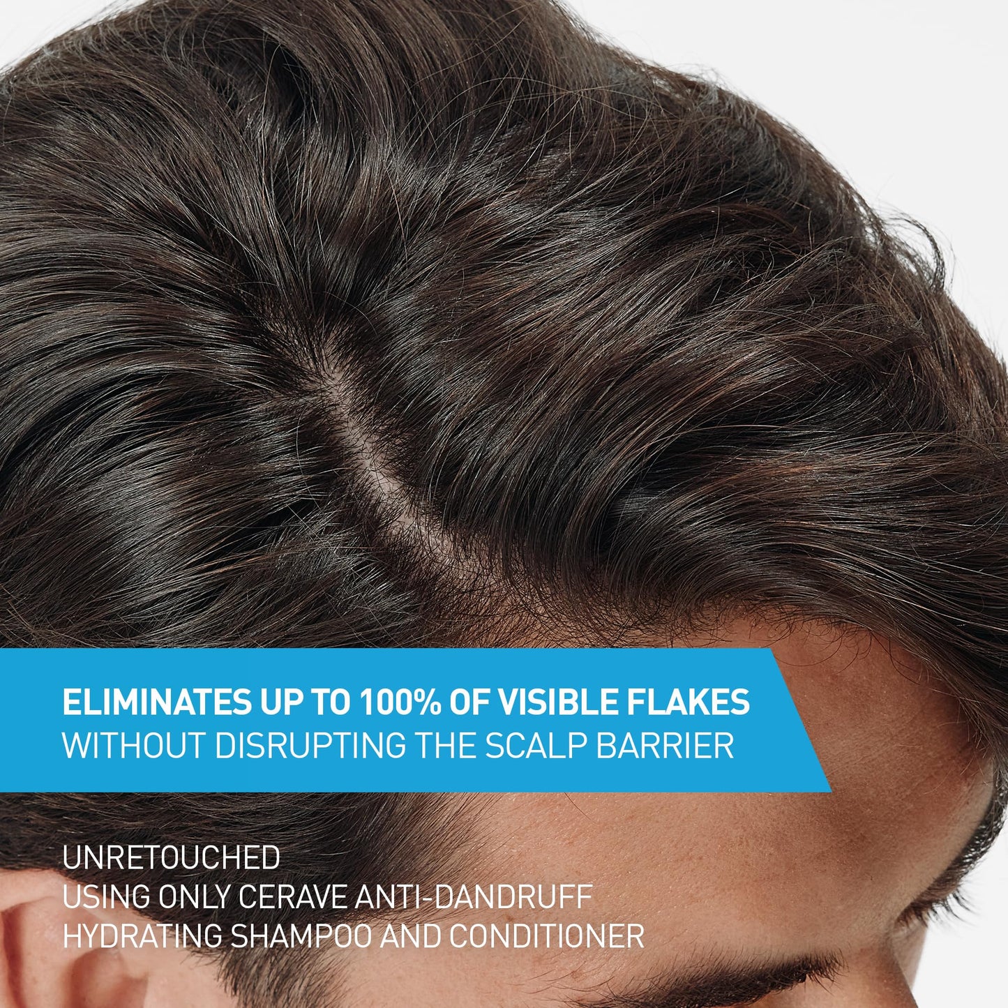 CeraVe Hydrating Anti Dandruff Shampoo, 1% Pyrithione Zinc Dandruff Treatment With Ceramides, Niacinamide & Hyaluronic Acid, Helps Eliminate Flakes